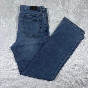 NY Jeans 12 Tall Light Blue Denim Womens